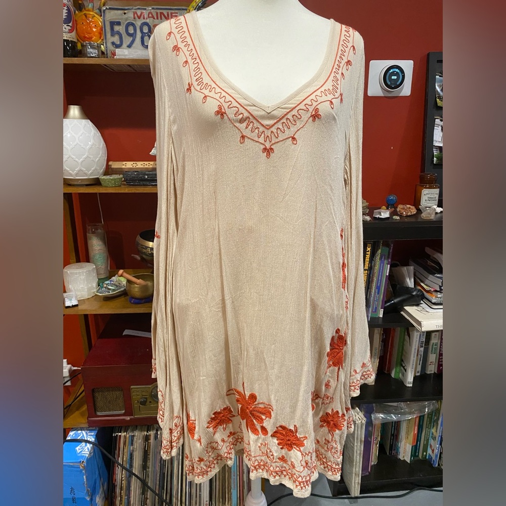 Free People embroidered Skyfall Dress